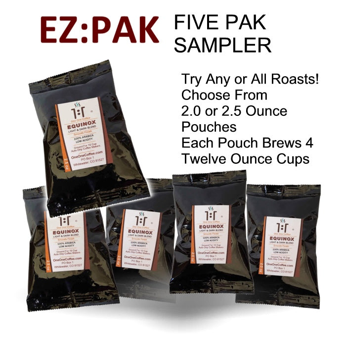 EZ PAK - Variety Sampler Pouches OneOneCoffee