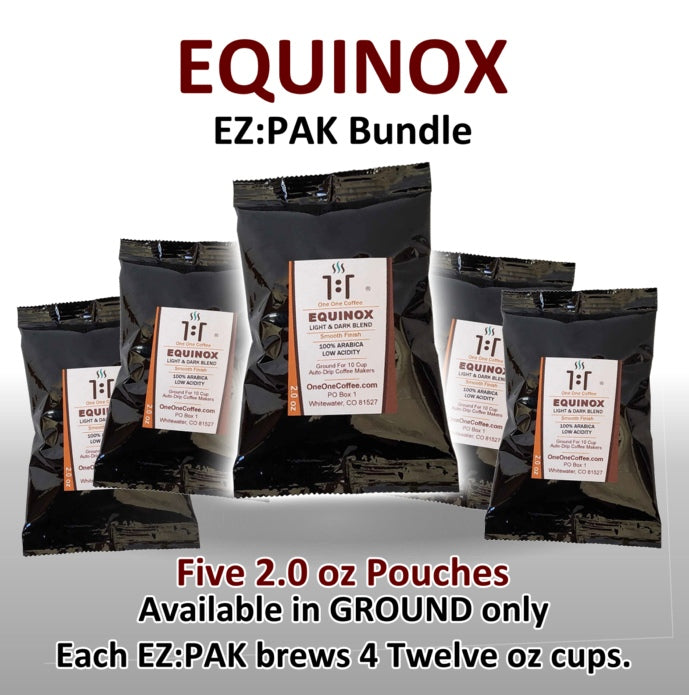 EQUINOX - Light & Dark Blend Roast Gourmet Coffee OneOneCoffee