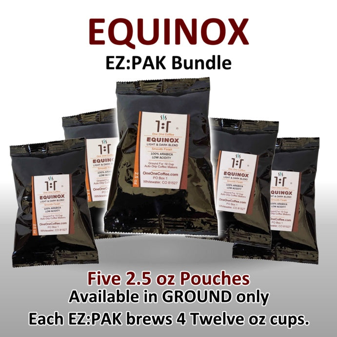 EQUINOX - Light & Dark Blend Roast Gourmet Coffee OneOneCoffee