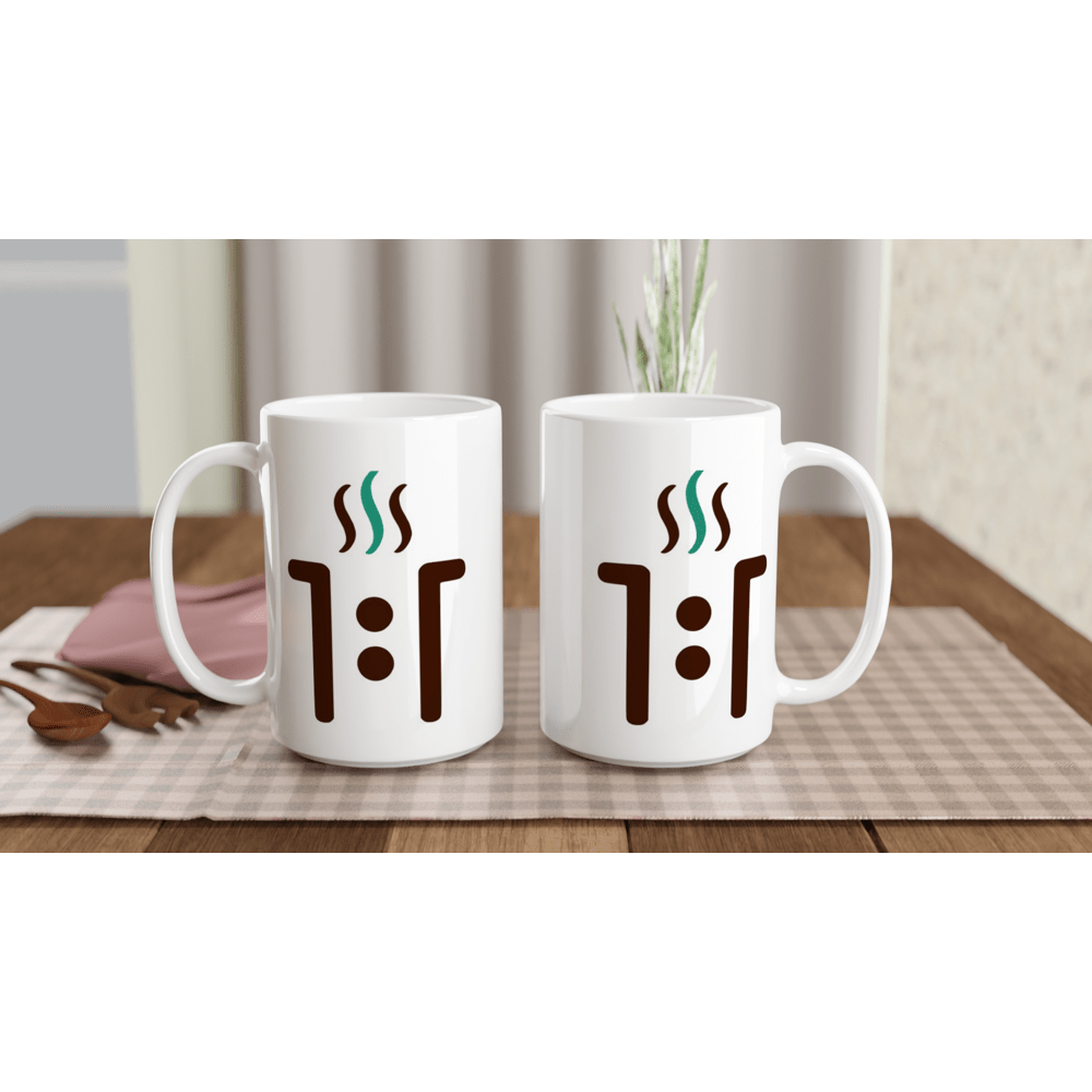 15 oz Ceramic Mug - Large Logo - One One Coffee