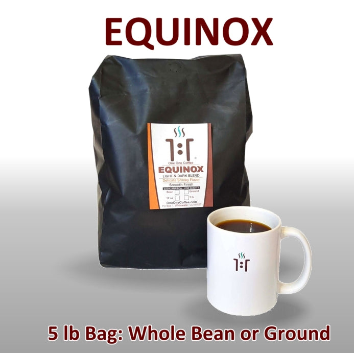 EQUINOX - Light & Dark Blend Roast Gourmet Coffee OneOneCoffee
