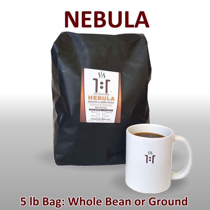 Nebula Medium to Dark Roast 5 lb bag