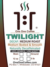 Load image into Gallery viewer, One One Coffee Twilight Medium Roast Gourmet coffee
