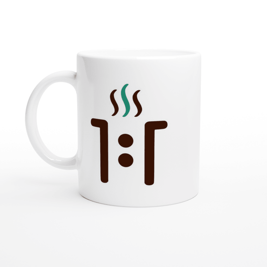 11 oz Ceramic Mug - Large Logo - One One Coffee