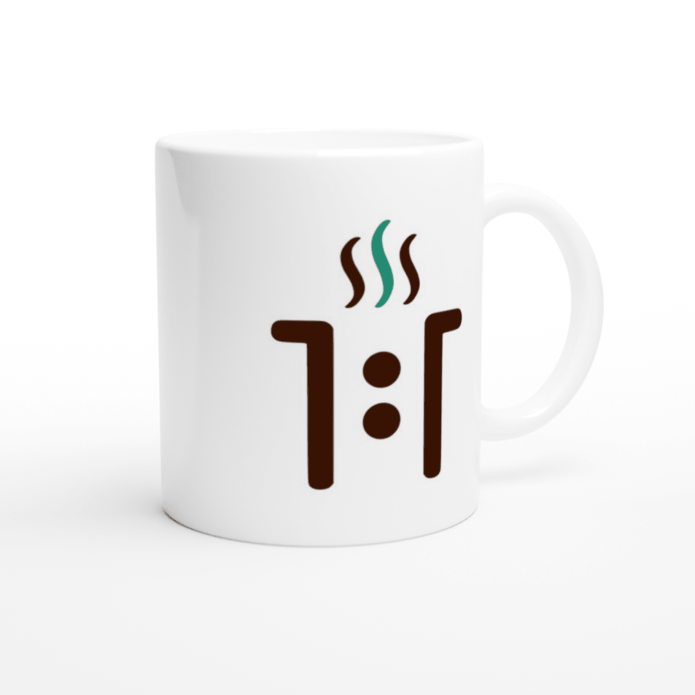 11 oz Ceramic Mug - Large Logo - One One Coffee