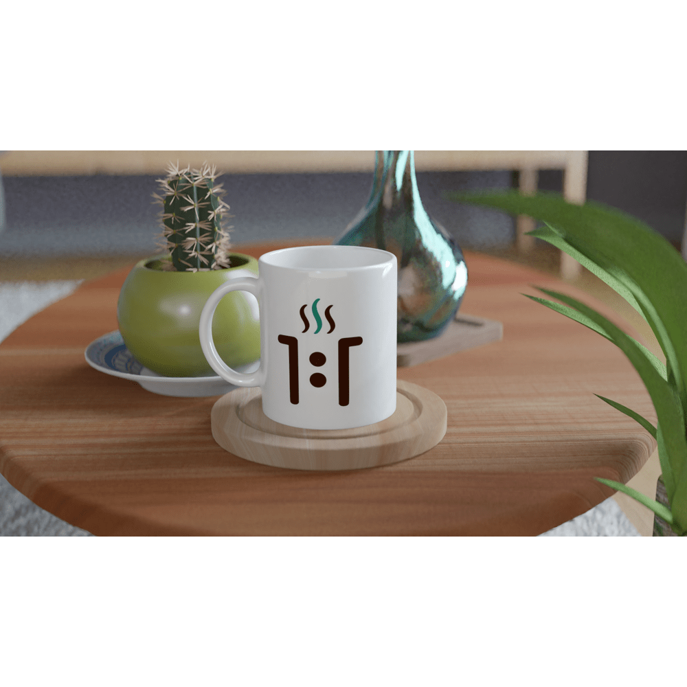 11 oz Ceramic Mug - Large Logo - One One Coffee