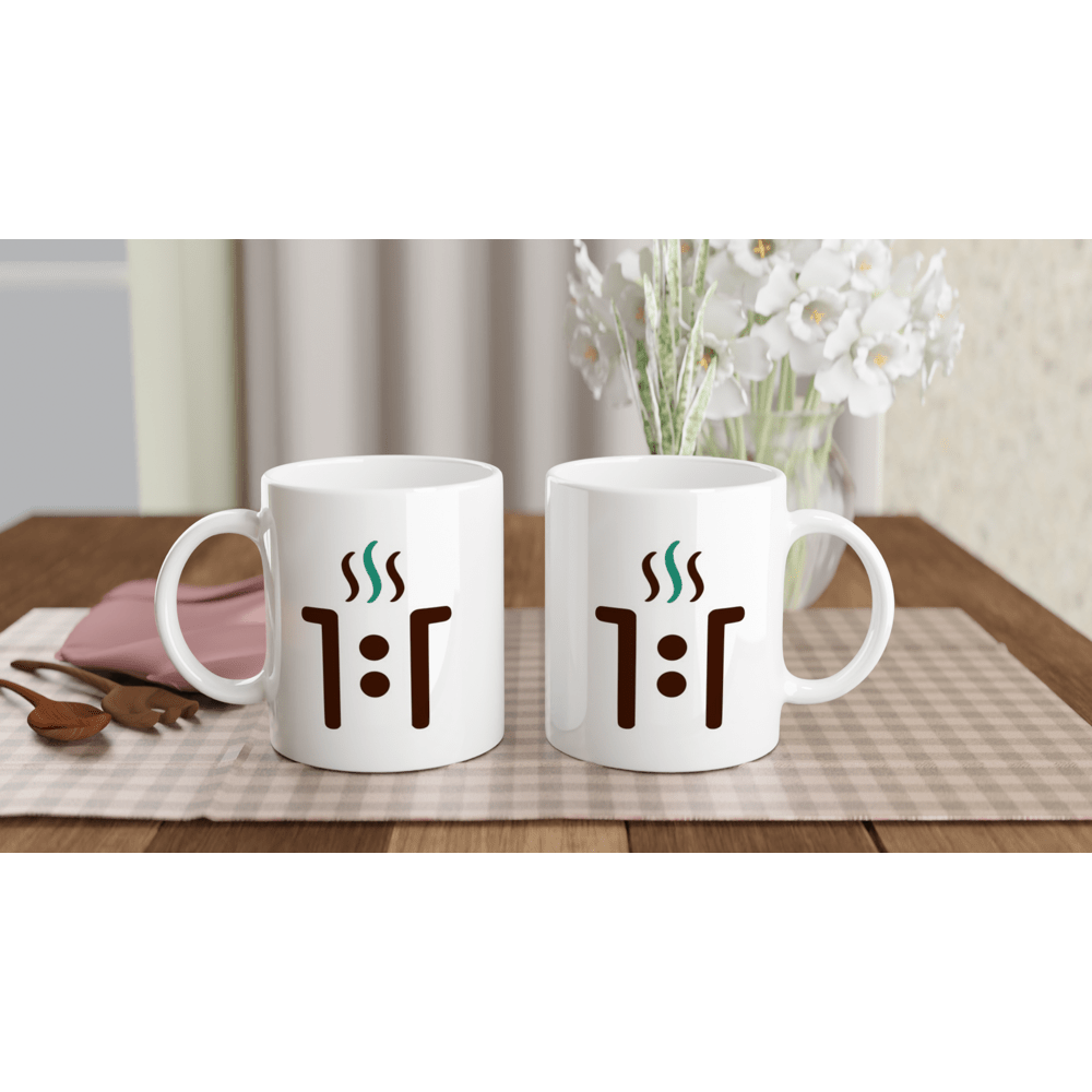 11 oz Ceramic Mug - Large Logo - One One Coffee