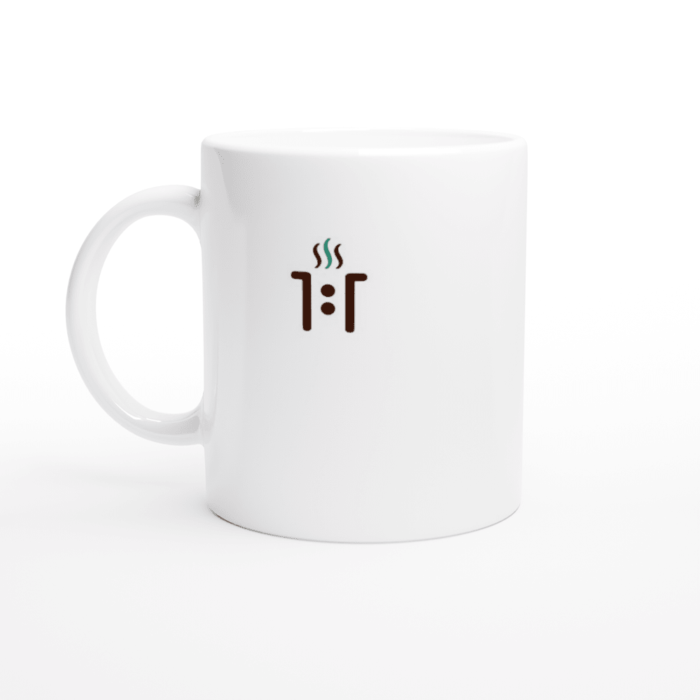 11 oz Ceramic Mug - Small Logo - One One Coffee