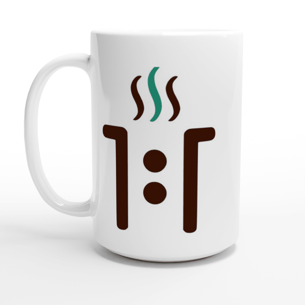 15 oz Ceramic Mug - Large Logo - One One Coffee
