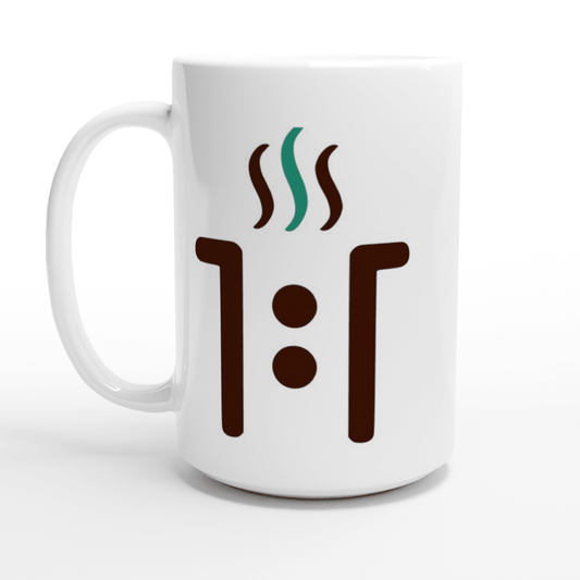 15 oz Ceramic Mug - Large Logo - One One Coffee