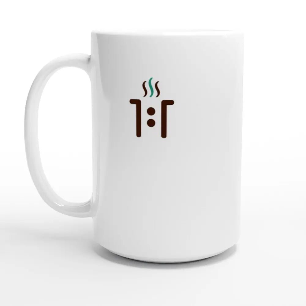 15 oz Ceramic Mug - Small Logo - One One Coffee