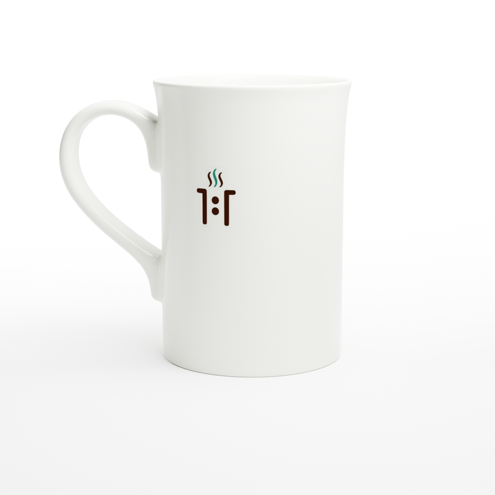 10 oz Porcelain Slim Mug - Small Logo Gelato