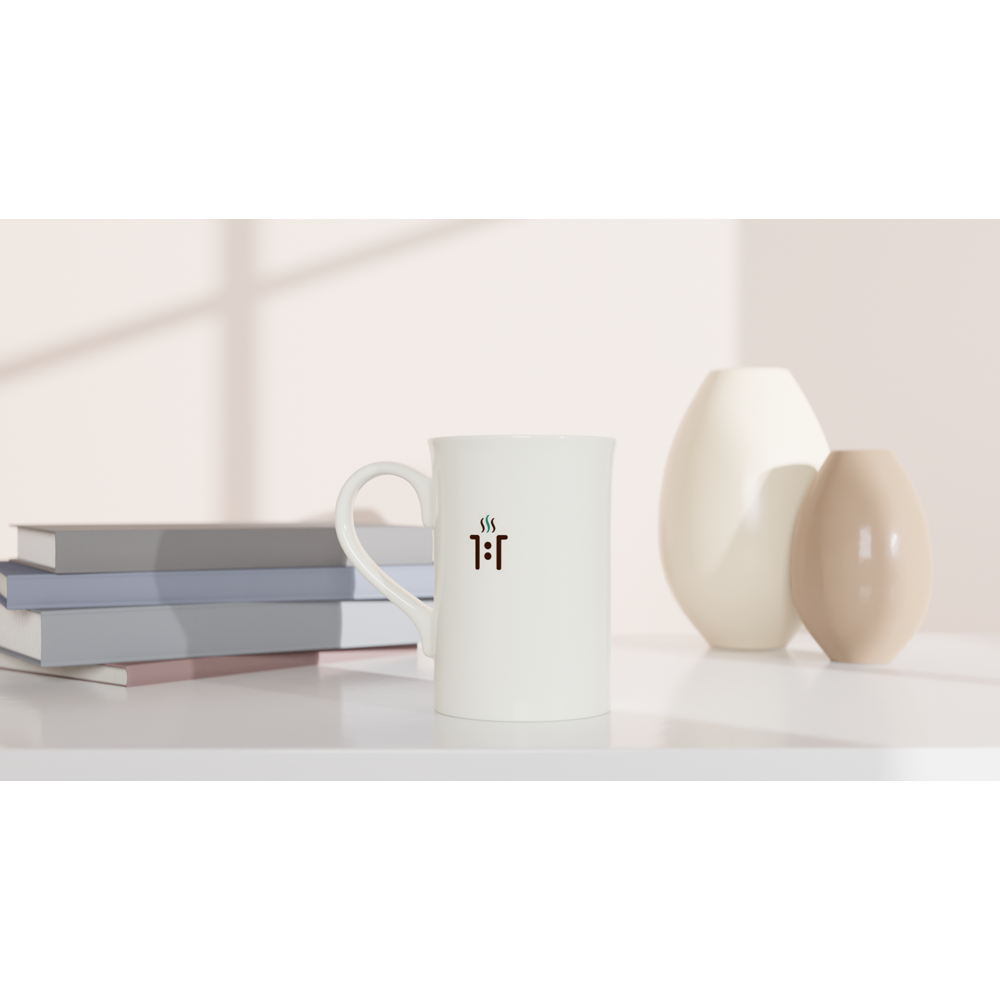 10 oz Porcelain Slim Mug - Small Logo Gelato