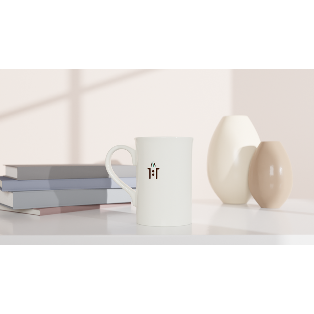 10 oz Porcelain Slim Mug - Small Logo – One One Coffee